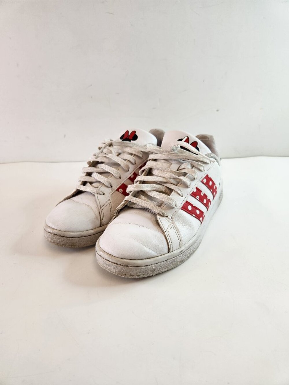 Disney x Adidas Grand Court Base "Minnie Mouse" Runners Sneakers Shoes Women's 9